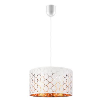 Suspension sur câble ULLE 1xE27/15W/230V blanche