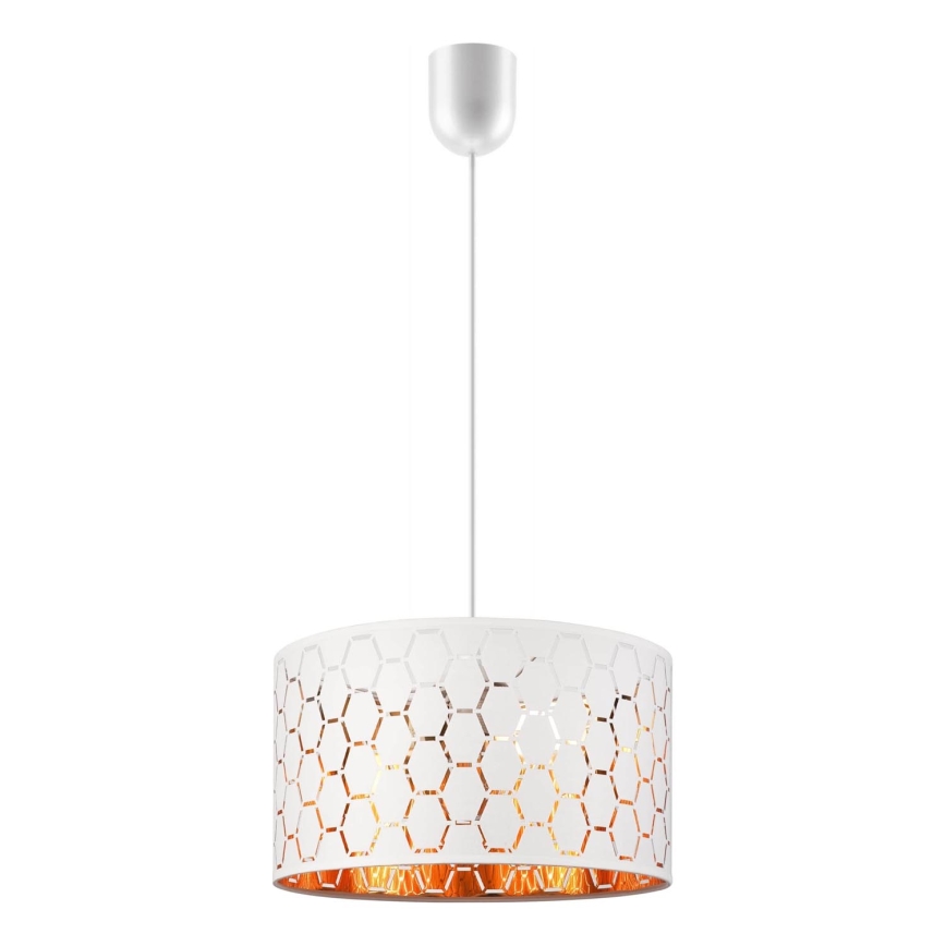Suspension sur câble ULLE 1xE27/15W/230V blanche