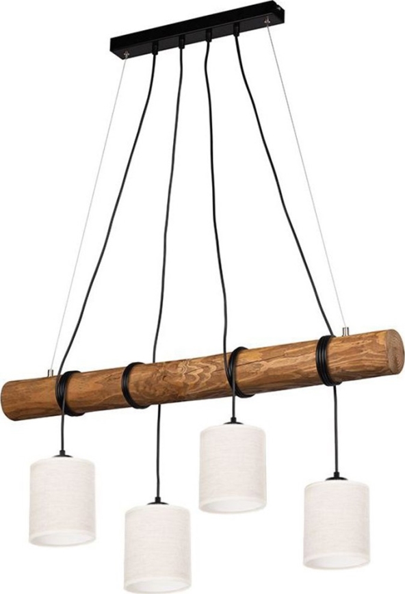 Suspension sur câble ULMO 4xE27/25W/230V en pin