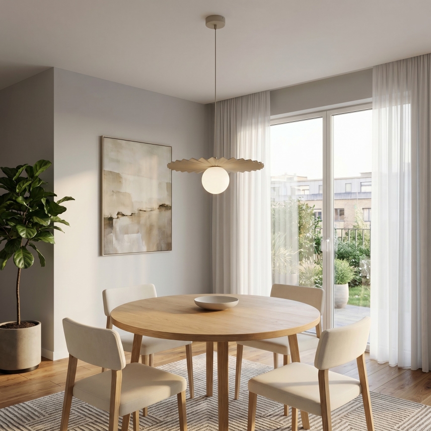 Suspension sur câble UMBRA 1xG9/8W/230V beige