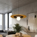 Suspension sur câble UMBRA 1xG9/8W/230V noir/orange