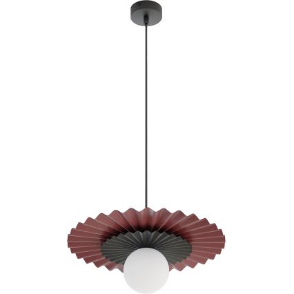 Suspension sur câble UMBRA 1xG9/8W/230V noir/rouge