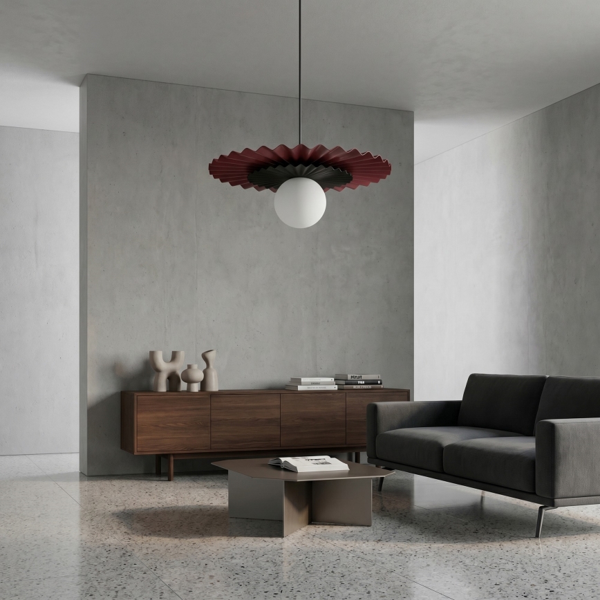 Suspension sur câble UMBRA 1xG9/8W/230V noir/rouge