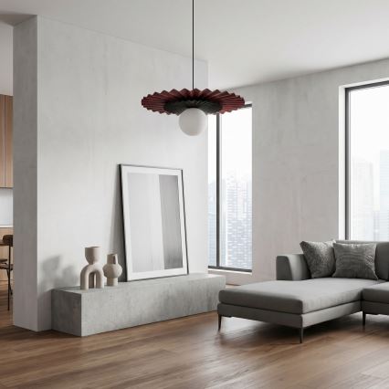 Suspension sur câble UMBRA 1xG9/8W/230V noir/rouge