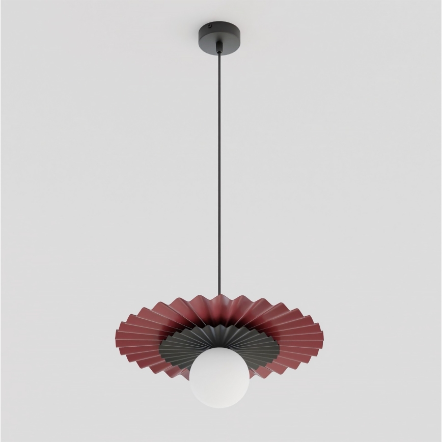 Suspension sur câble UMBRA 1xG9/8W/230V noir/rouge