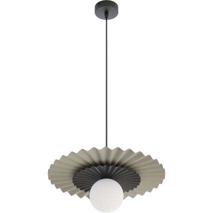 Suspension sur câble UMBRA 1xG9/8W/230V noire/beige