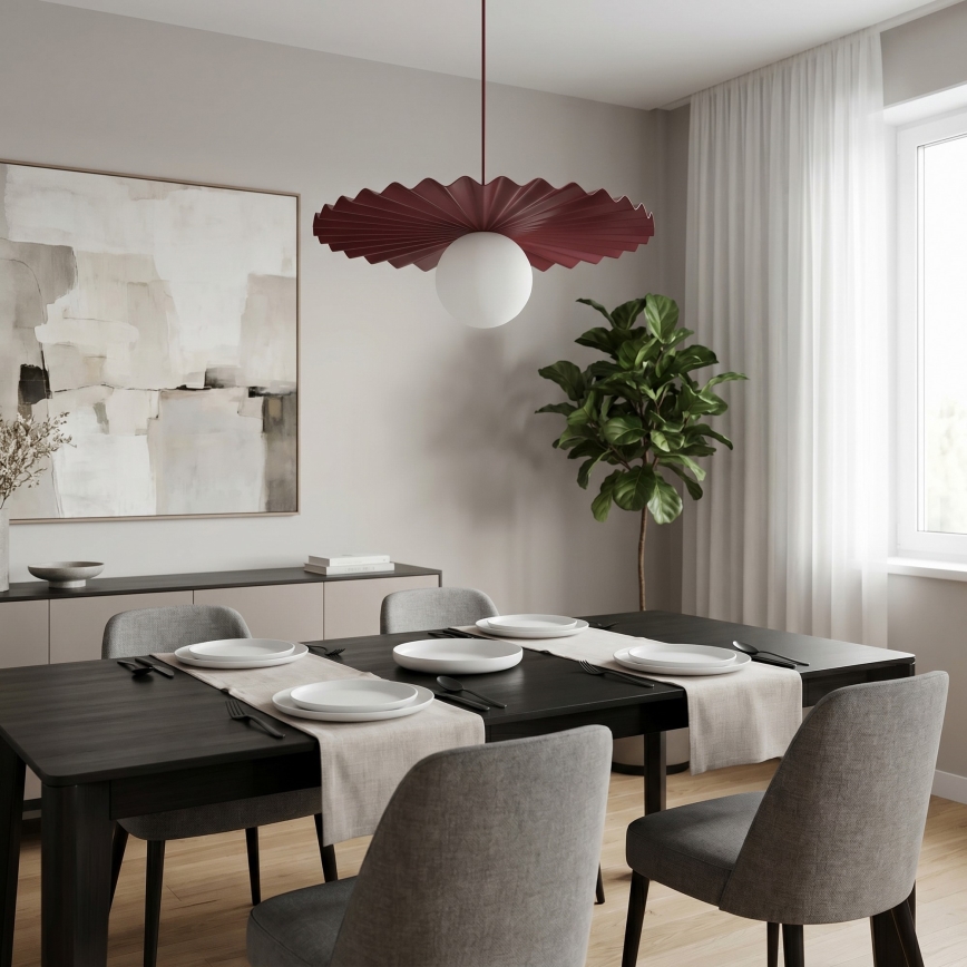 Suspension sur câble UMBRA 1xG9/8W/230V rouge