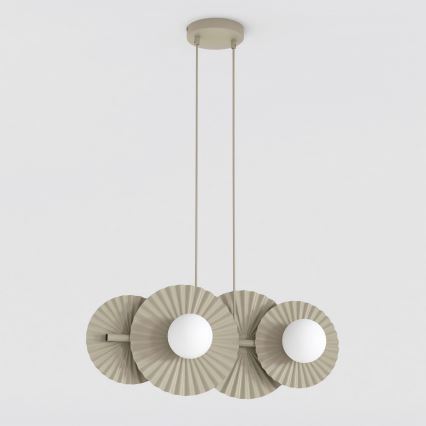 Suspension sur câble UMBRA 4xG9/8W/230V beige