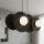 Suspension sur câble UMBRA 4xG9/8W/230V noir