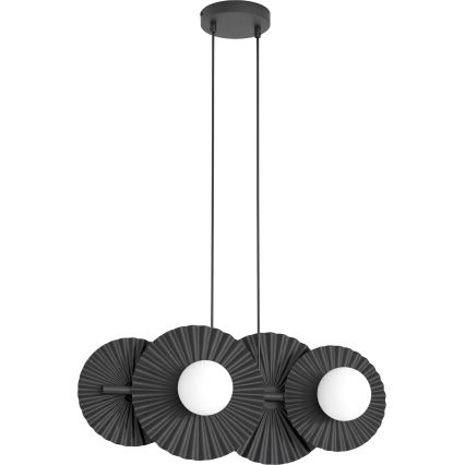 Suspension sur câble UMBRA 4xG9/8W/230V noir
