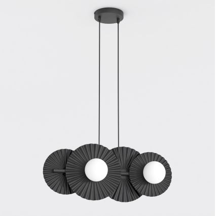 Suspension sur câble UMBRA 4xG9/8W/230V noir
