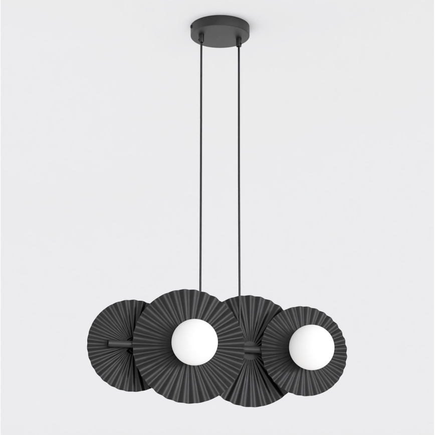 Suspension sur câble UMBRA 4xG9/8W/230V noir