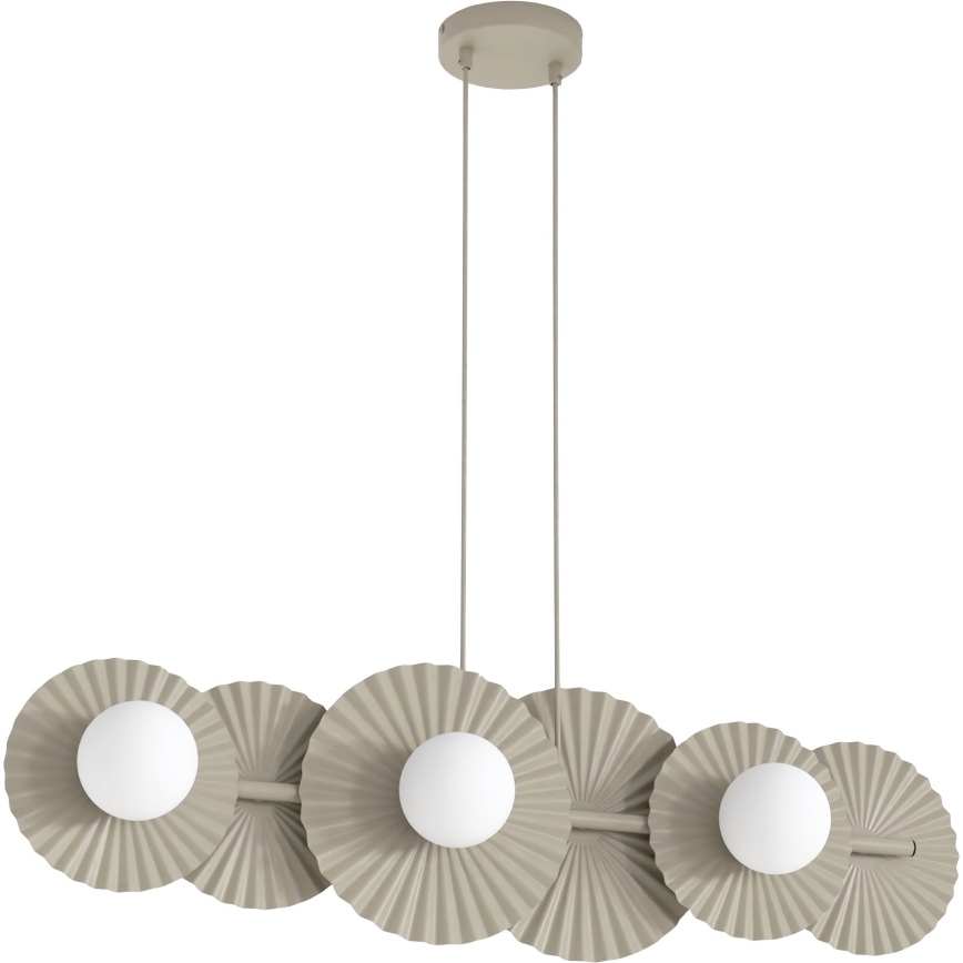 Suspension sur câble UMBRA 6xG9/8W/230V beige
