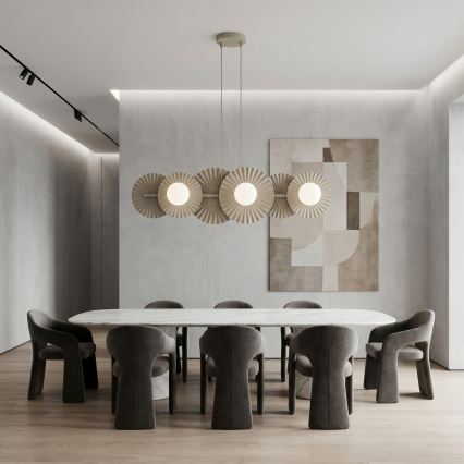 Suspension sur câble UMBRA 6xG9/8W/230V beige