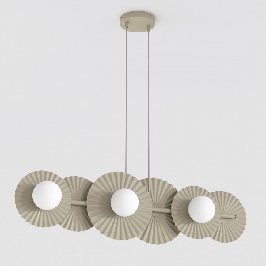 Suspension sur câble UMBRA 6xG9/8W/230V beige