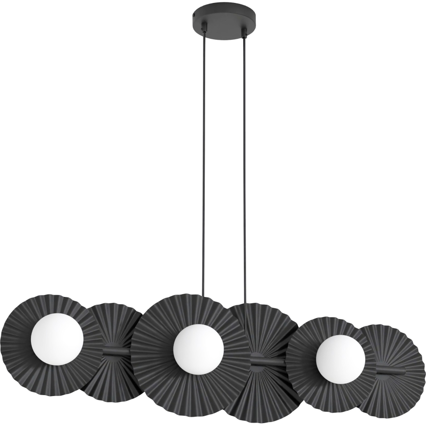 Suspension sur câble UMBRA 6xG9/8W/230V noire
