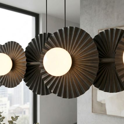 Suspension sur câble UMBRA 6xG9/8W/230V noire