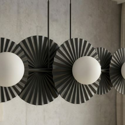 Suspension sur câble UMBRA 6xG9/8W/230V noire