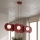 Suspension sur câble UMBRA 6xG9/8W/230V rouge