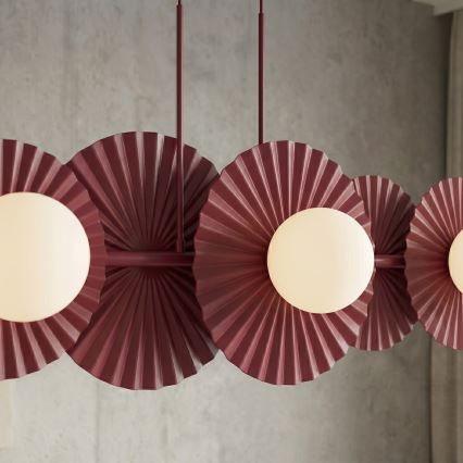 Suspension sur câble UMBRA 6xG9/8W/230V rouge
