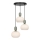 Suspension sur câble VALISIA 3xE27/40W/230V noir/olive