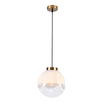 Suspension sur câble VANA 1xE27/40W/230V blanc/doré