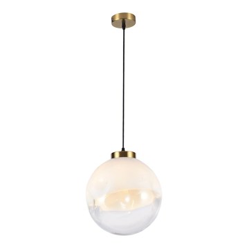 Suspension sur câble VANA 1xE27/40W/230V crème/doré
