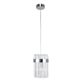 Suspension sur câble VETRO 1xE14/10W/230V chromé brillant
