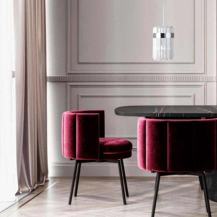 Suspension sur câble VETRO 1xE14/10W/230V chromé brillant