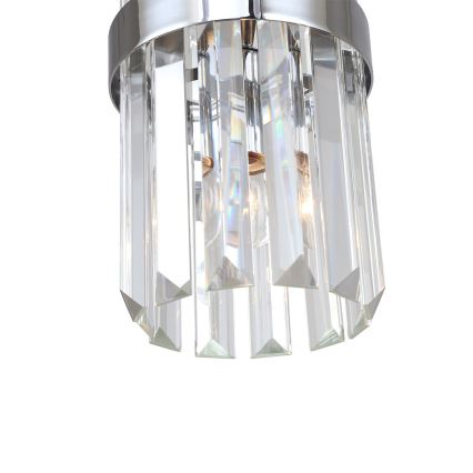 Suspension sur câble VETRO 1xE14/10W/230V chromé brillant