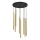 Suspension sur câble YORU 8xG9/8W/230V, laiton