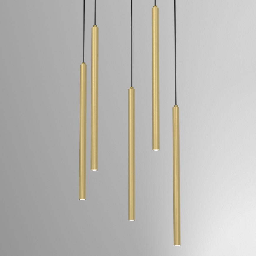 Suspension sur câble YORU 8xG9/8W/230V, laiton