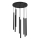 Suspension sur câble YORU 8xG9/8W/230V noire