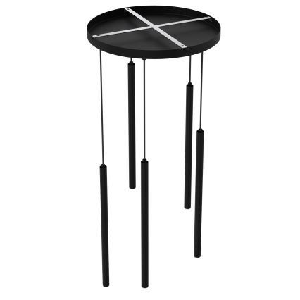 Suspension sur câble YORU 8xG9/8W/230V noire