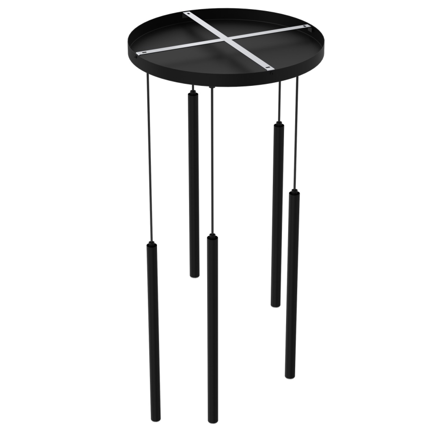 Suspension sur câble YORU 8xG9/8W/230V noire