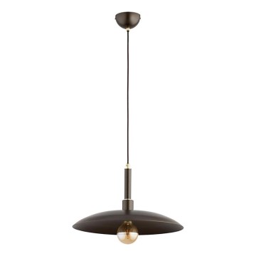 Suspension sur câble YUMI 1xE27/15W/230V noire