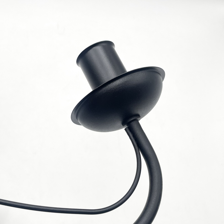 Suspension sur chaîne ANTON 3xE14/15W/230V noire