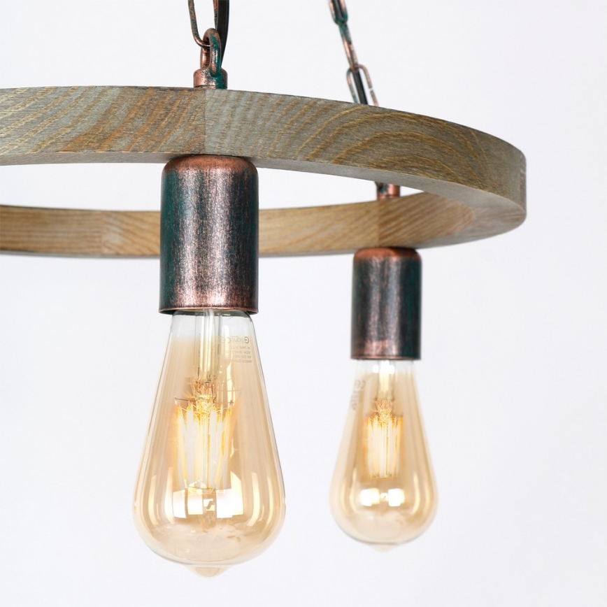Suspension sur chaîne HAKON 3xE27/60W/230V
