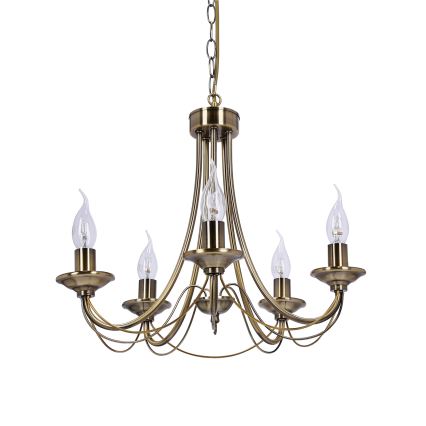 Suspension sur chaîne MUZA 5xE14/40W/230V