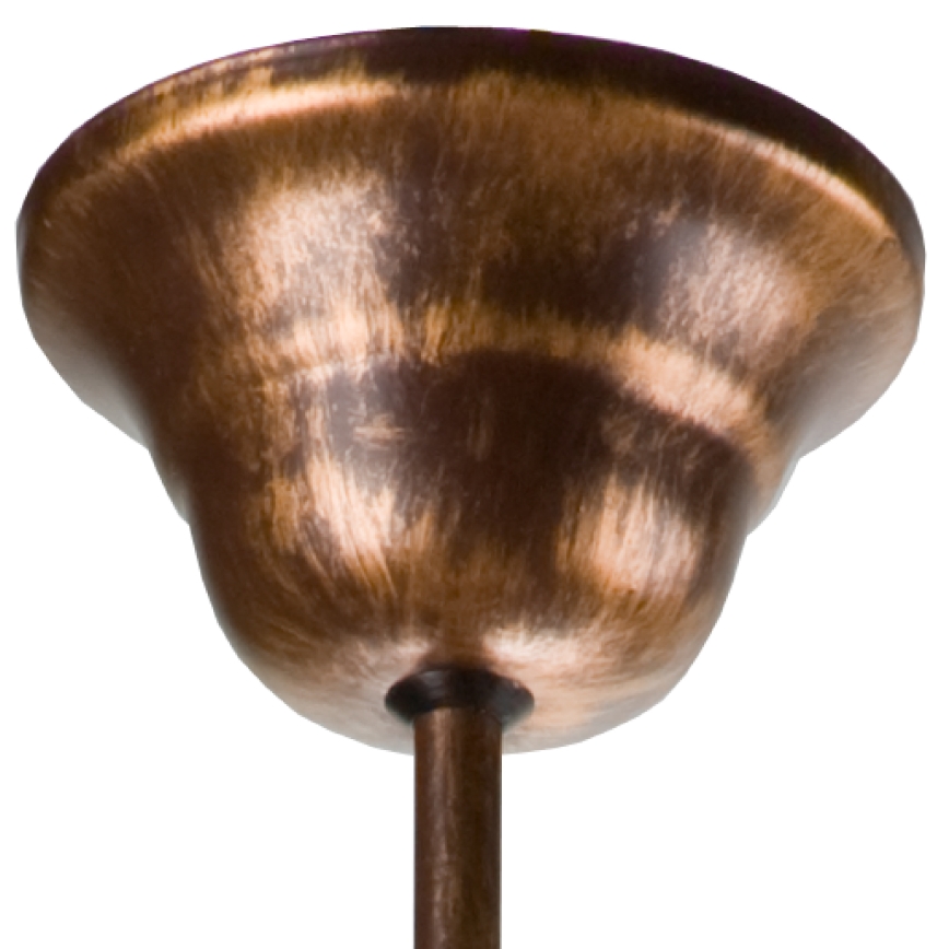 Suspension sur chaîne RETRO II 5xE27/60W/230V, bronze patiné