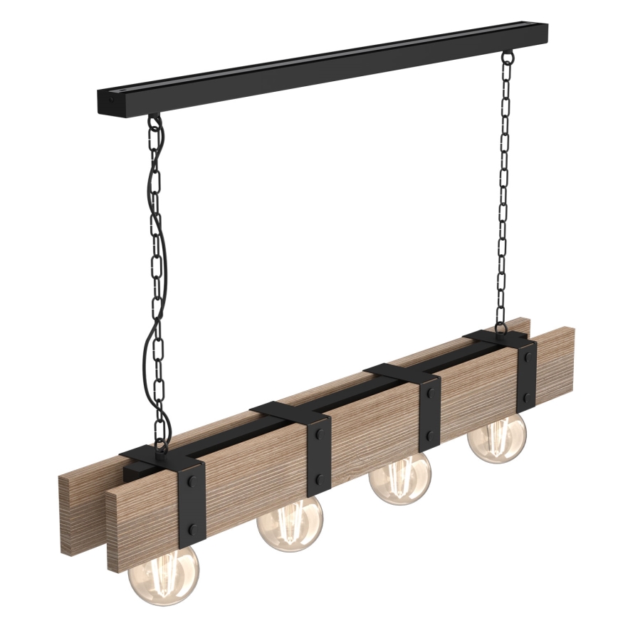 Suspension sur chaîne SODER 4xE27/60W/230V