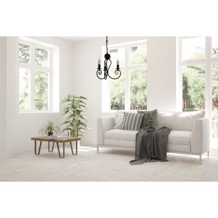 Suspension sur chaîne VINCENT 3xE14/40W/230V