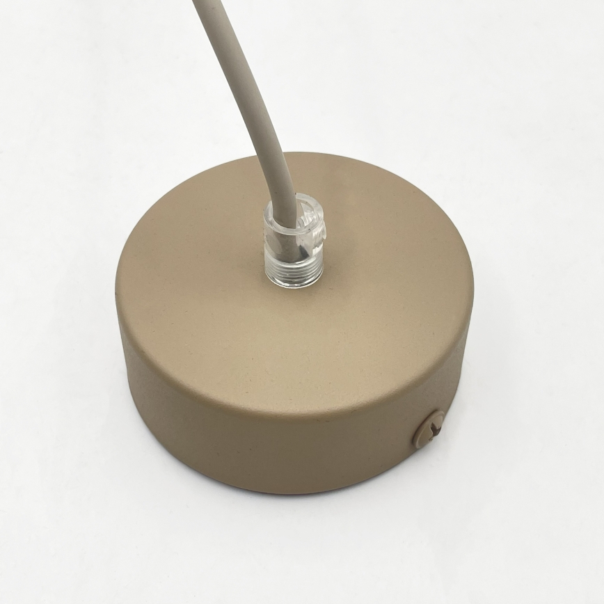 Suspension sur cordon DESTELLO 1xE27/15W/230V Ø 21 cm beige