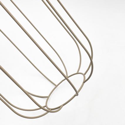 Suspension sur cordon DESTELLO 1xE27/15W/230V Ø 21 cm beige