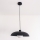 Suspension sur cordon ECLIPSE 1x E27 / 15 W / 230 V noire