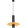 Suspension sur cordon PELTA 1xGU10/10W/230V noir/jaune