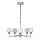 Suspension sur tige TOGO 5xG9/40W/230V chrome mat/blanc