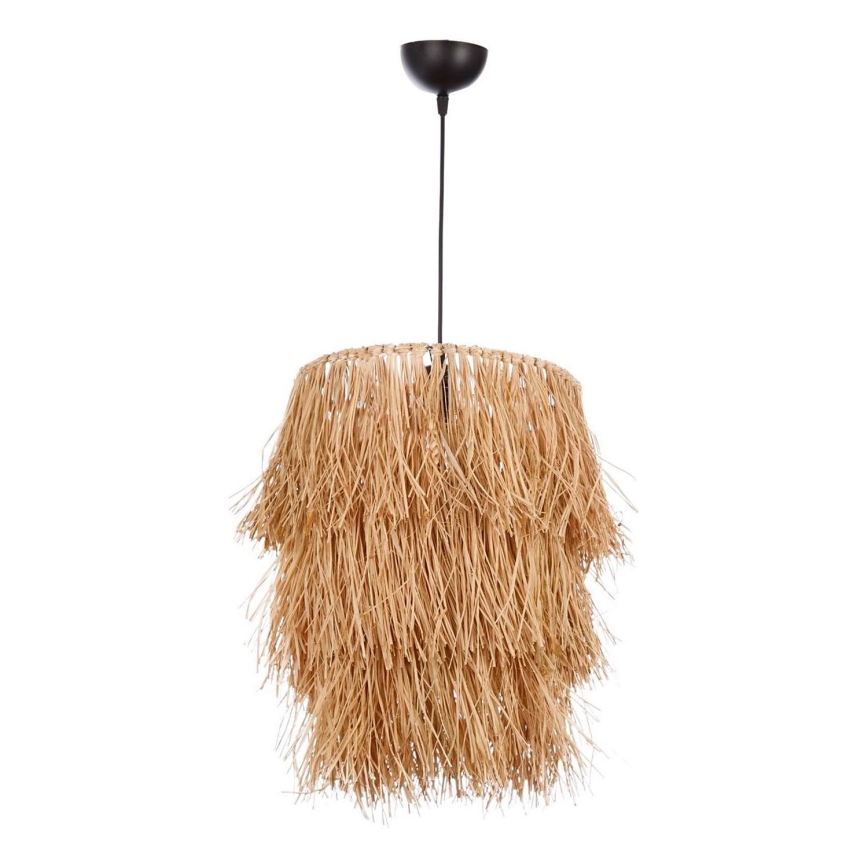 Suspension TASSEL 1xE27/40W/230V raphia