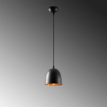 Suspension TATTOO 1xE27/40W/230V Ø 16 cm noir