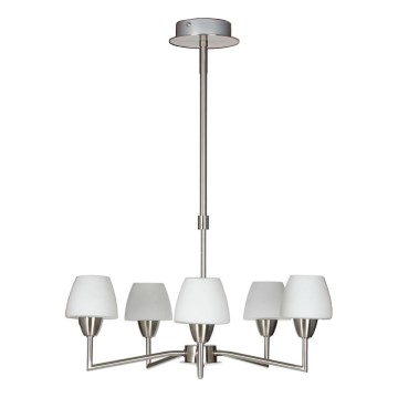 Suspension TOGO 5xG9/40W/230V chrome mat/blanc